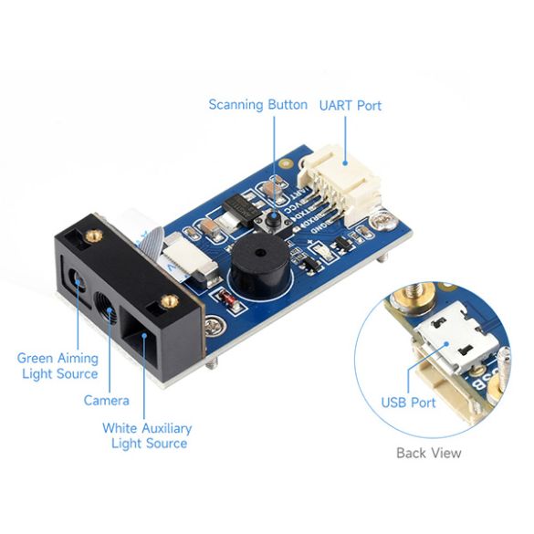  Lecteur de codes-barres 24468