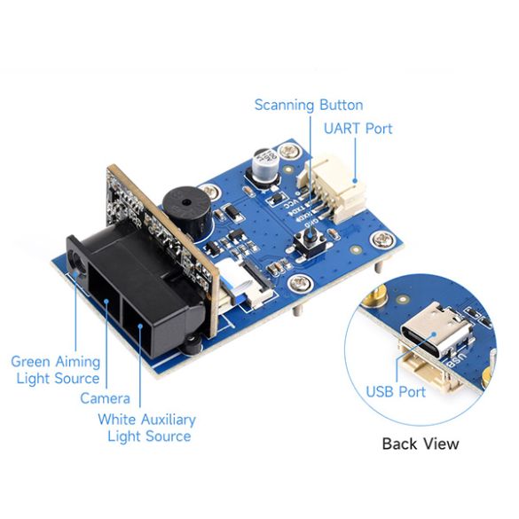  Module lecteur de codes-barres 32387