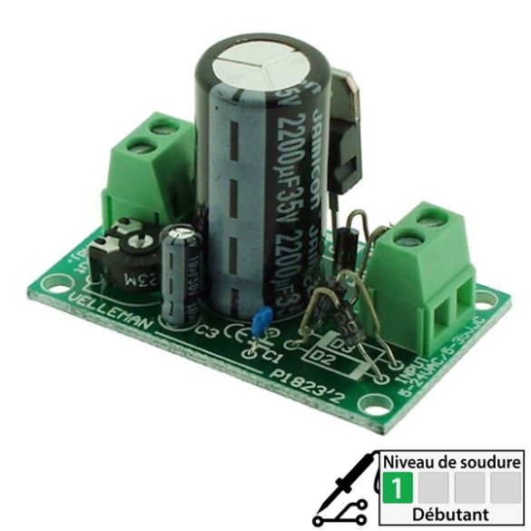  Alimentation 1,5 - 35 Vcc / 1 A