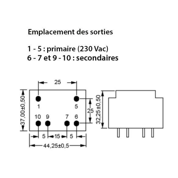  Transfo moulé 44237