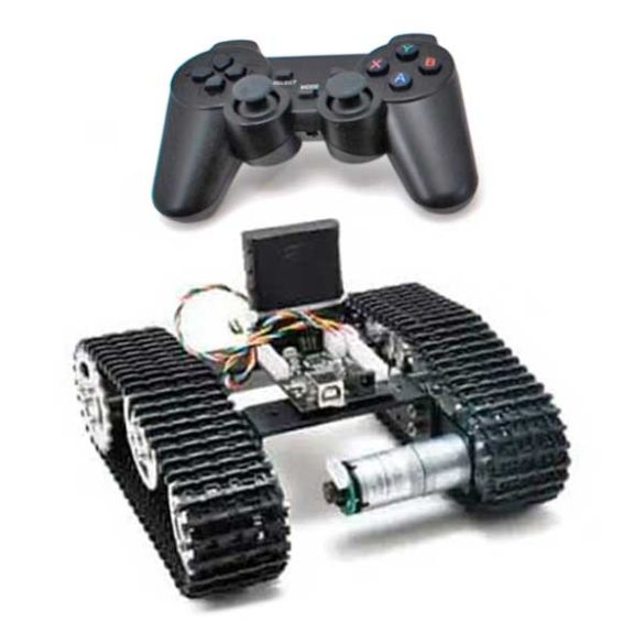 Robot chenillé à controle sans fil 