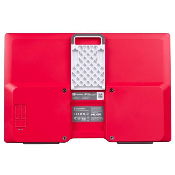 Dos l'afficheur (version blanc/rouge en exemple) 