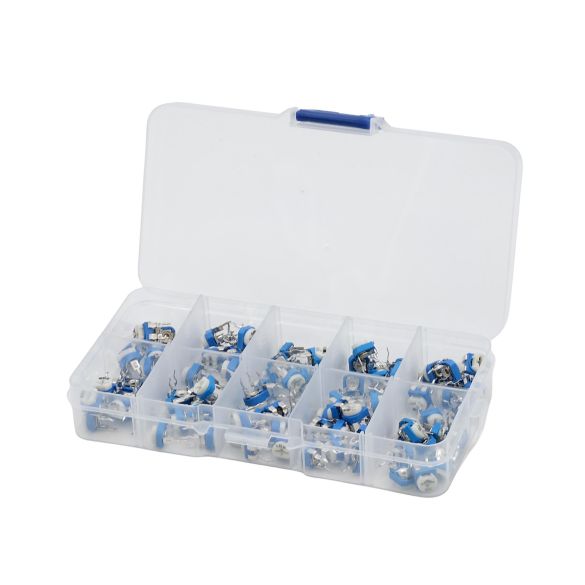 boite contenant un assortiment de 100 potentiomètre 