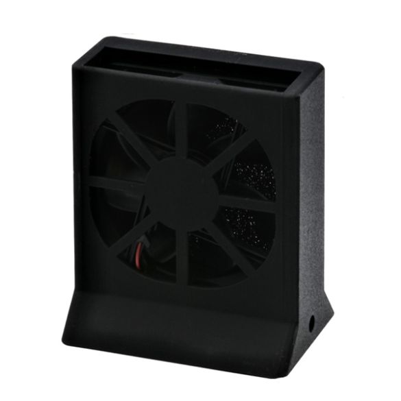 Exemple d'utilisation (ventilateur, filtre et électronique non inclus) 