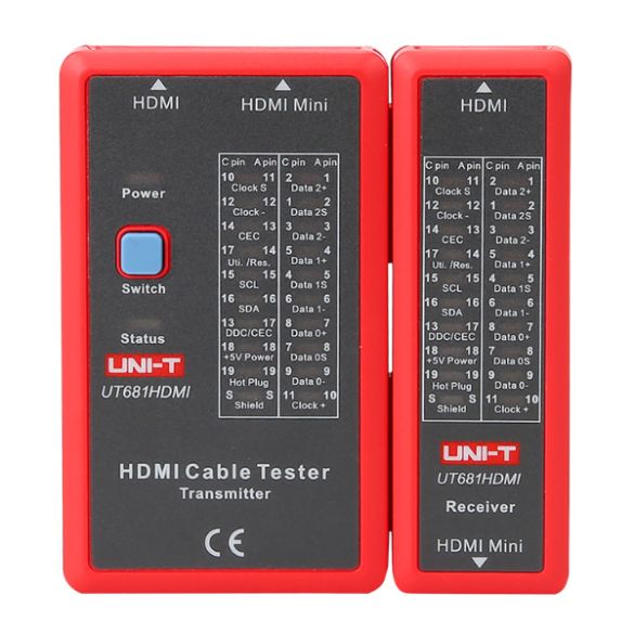  Testeur de câbles HDMI UT681H