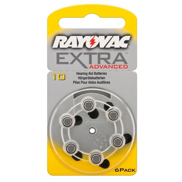  Jeu de 8 piles auditives type 10