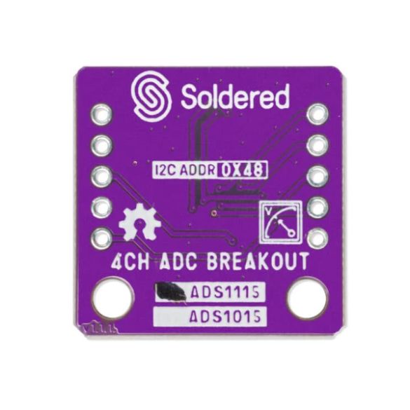  Convertisseur analogique 4 canaux vers I2C 333095