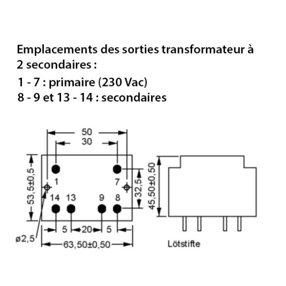  Transfo moulé 44441