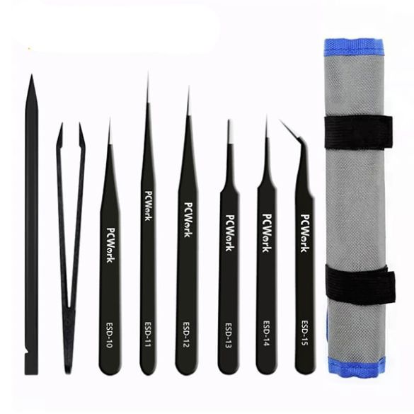  Jeu de 8 pinces de précision PCW08F