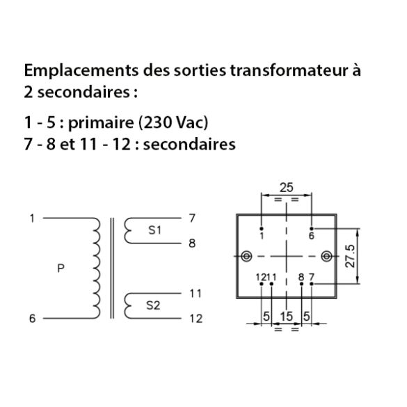 Transfo moulé 44272