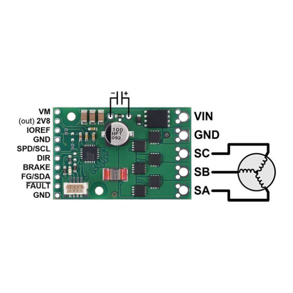  Driver de moteur brushless A89301 5356