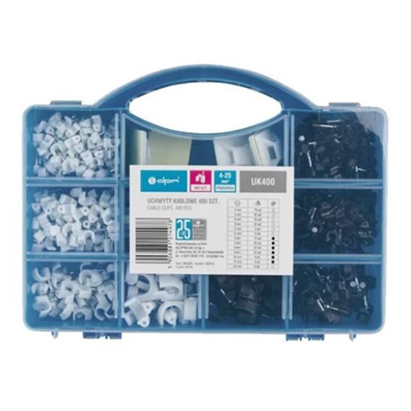  Assortiment 400 attaches câbles