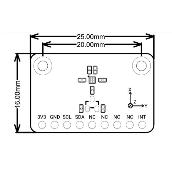  Magnétomètre BMM350 Fermion SEN0622