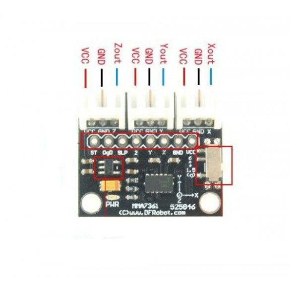  Accéléromètre 3 axes Gravity DFR0143