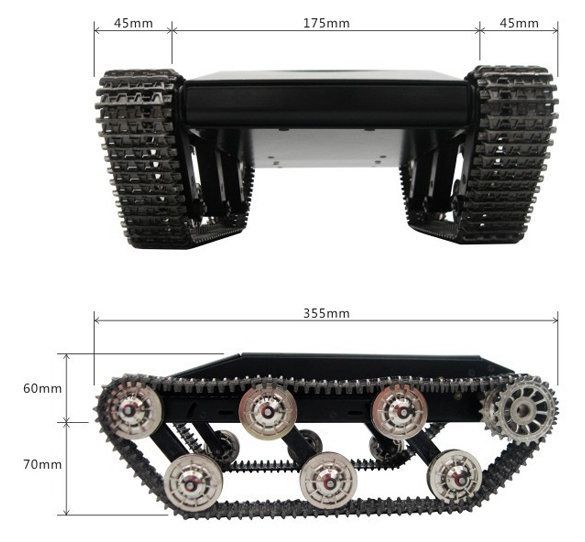  Châssis à chenilles T-REX