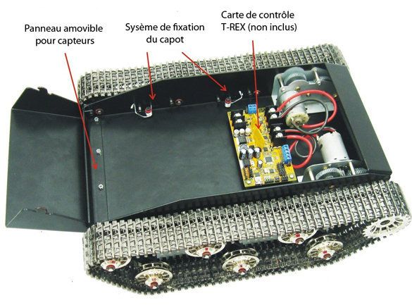  Châssis à chenilles T-REX
