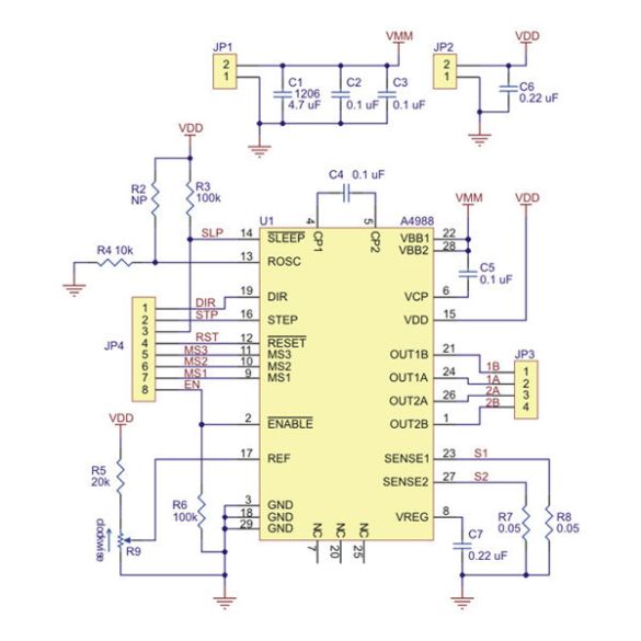  Driver de moteur pas-à-pas A4988 1182