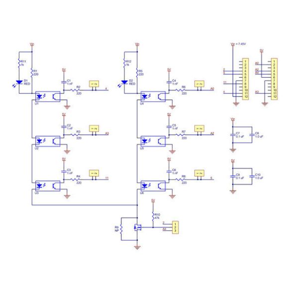  Suiveur de ligne Zumo 6 capteurs 1419