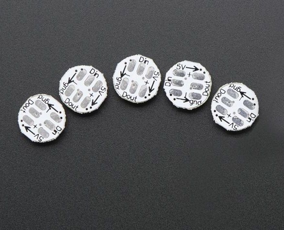  5 mini-LEDs NeoPixel ADA1612