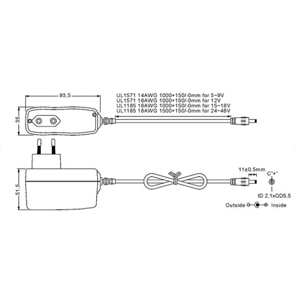  Adaptateur SGA60E24-P1J