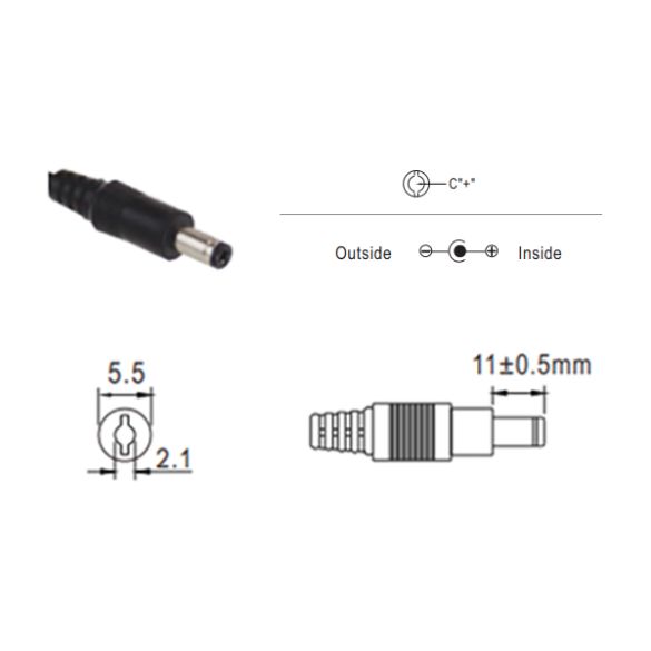  Adaptateur YS12V-2400500E
