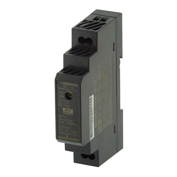 Alimentation HDR15-5 sur rail DIN (non inclus) 
