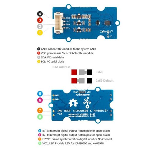  Module IMU 9 DOF Grove 101020585