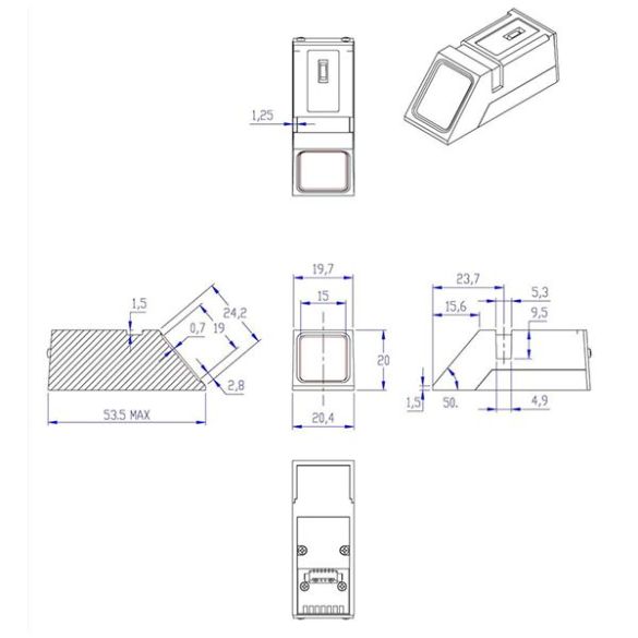  Capteur d'empreinte digitale GT215
