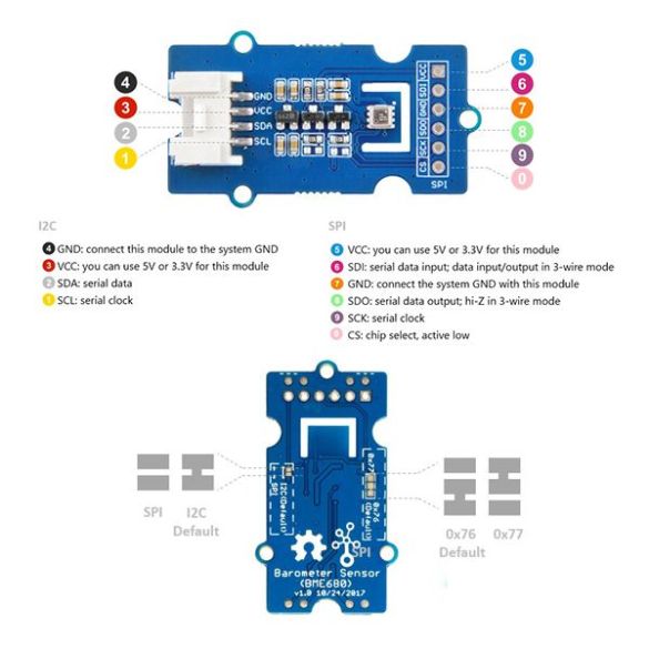  Capteur de pression Grove 101020513
