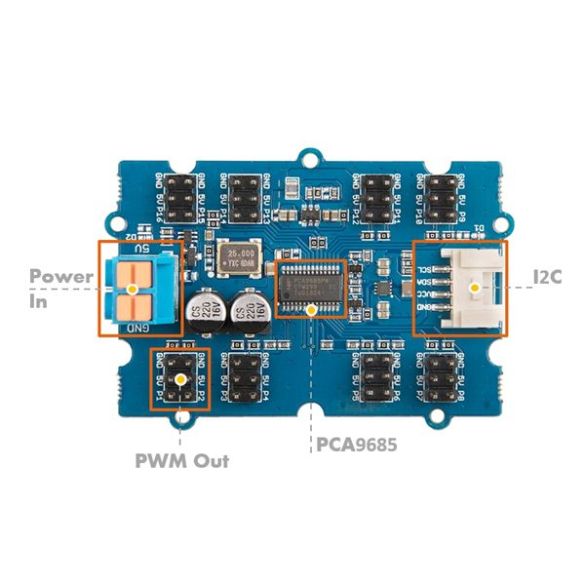  Commande 16 canaux pour servos 108020102