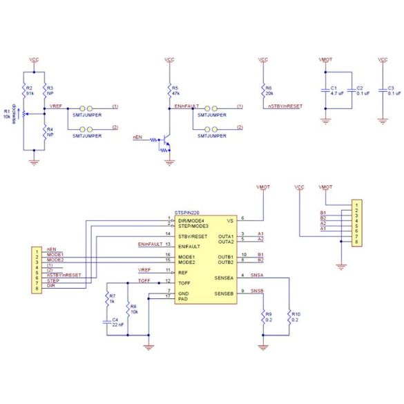  Driver de moteurs pas-à-pas 2876