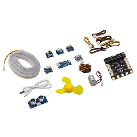 Exemple d'utilisation (micro:bit et coupleur, et piles non inclus) 