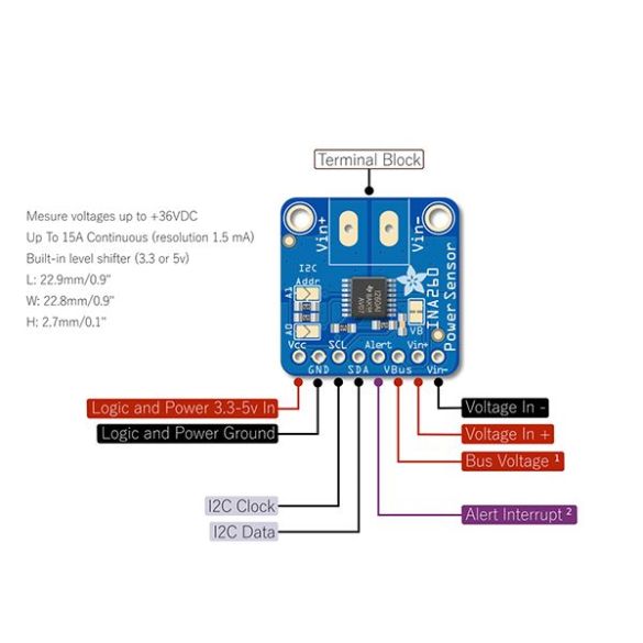  Capteur de courant continu 15 A ADA4226