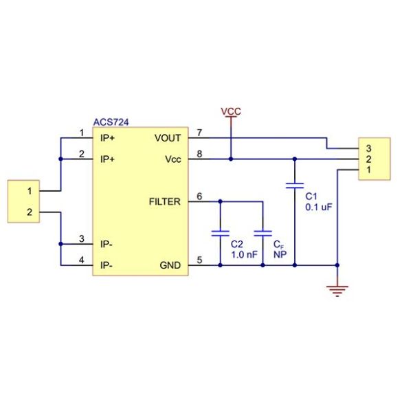  Capteur de courant ± 5 A 4041