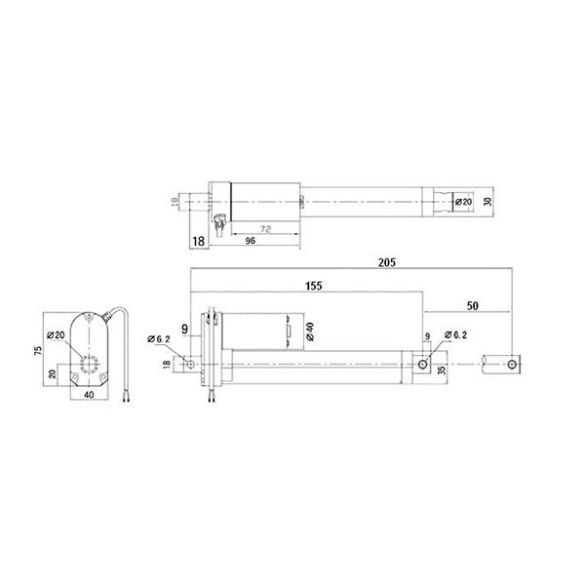 Actionneur 50 mm MR103-50