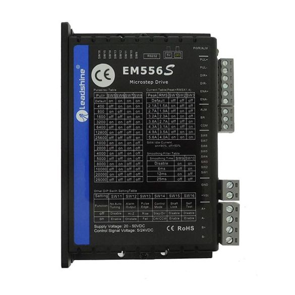  Driver de moteur pas-à-pas EM556S