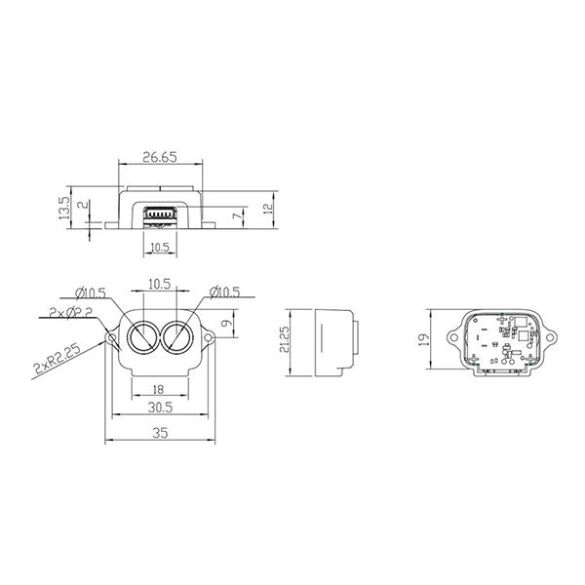  Capteur de distance LiDAR TF-LUNA