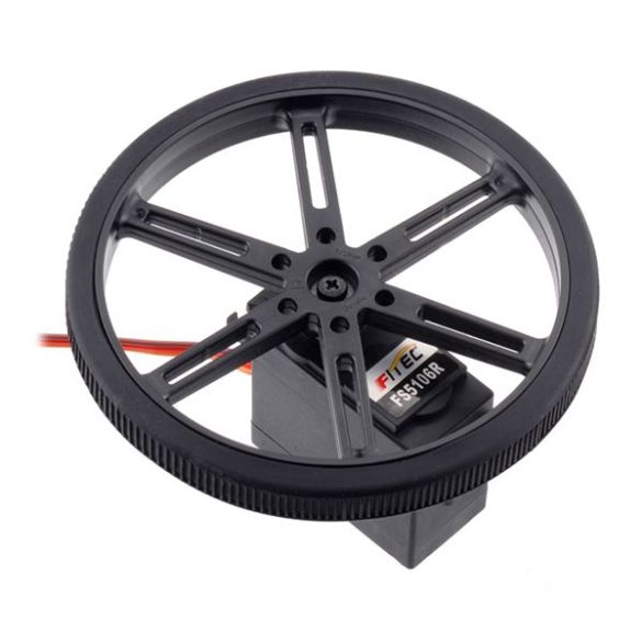  Paire de roues noires 90 x 10 mm 4935