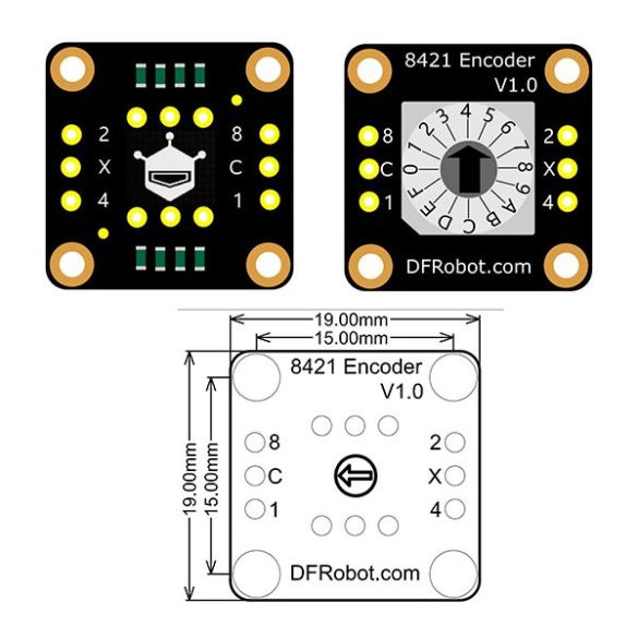  Module encodeur rotatif vertical DFR0721