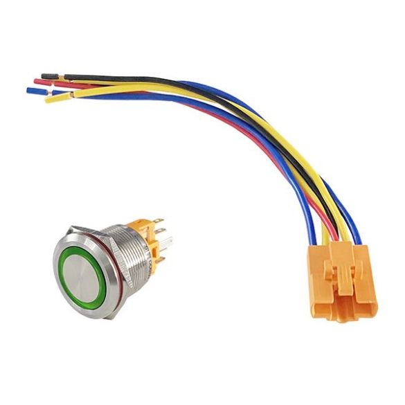  Bouton-poussoir IP67 BT22B-M-R