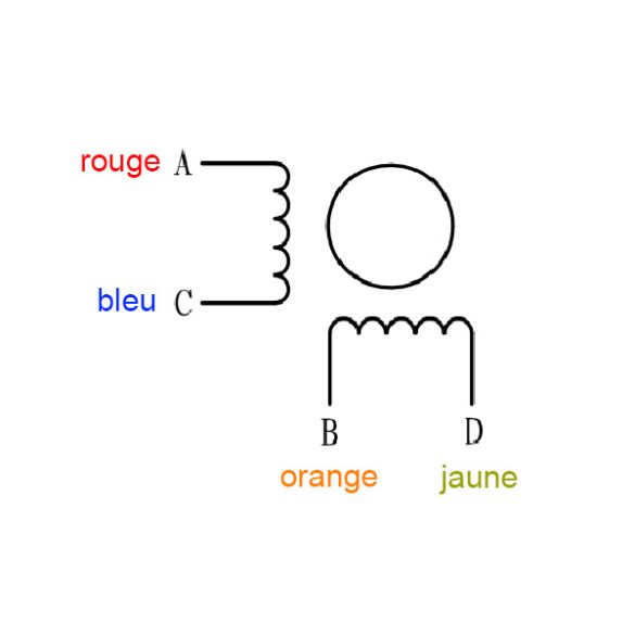  Moteur pas-à-pas plat NEMA-FLAT02