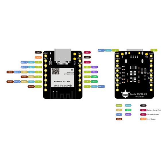  Carte Beetle ESP32-C3 DFR0868