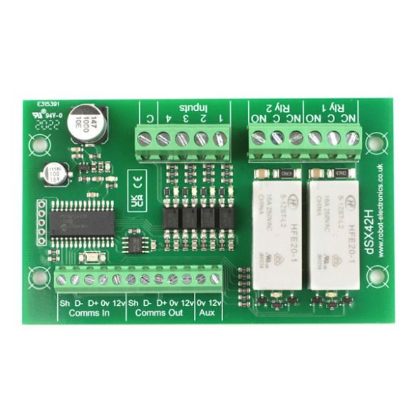  Module 2 relais + 4 entrées isolées dSX42H