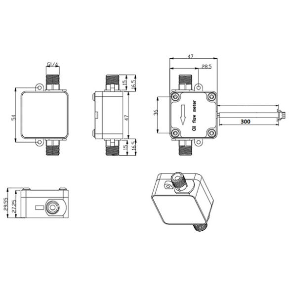  Capteur de débit Gravity SEN0549