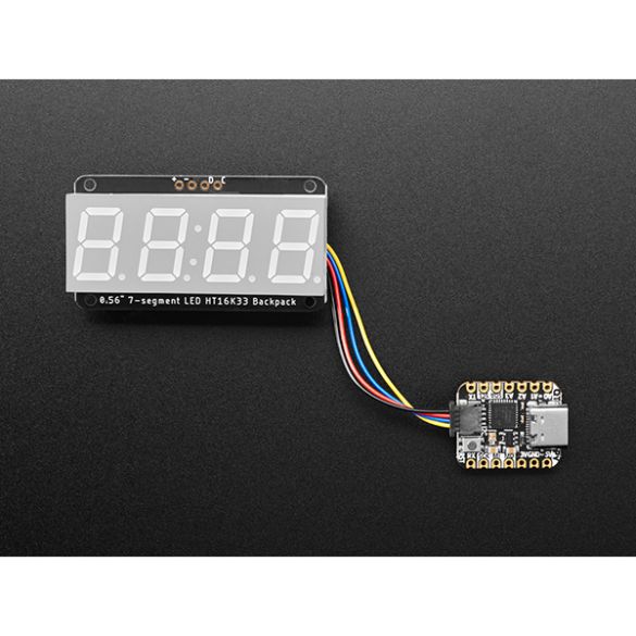  Afficheur 4 digits bleus I2C ADA5601