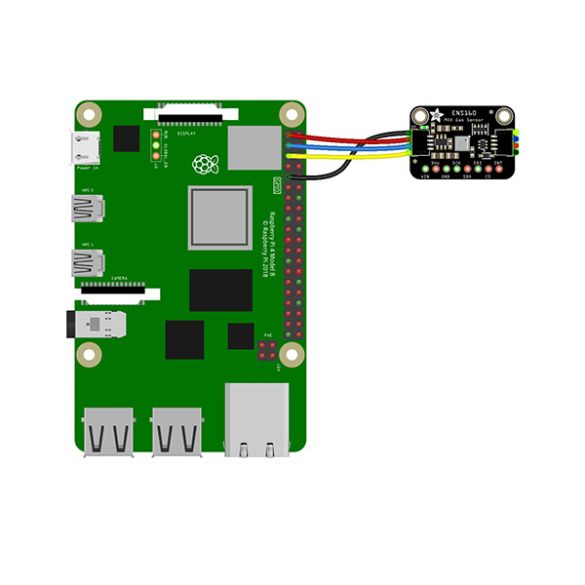  Capteur qualité de l'air ENS160 ADA5606