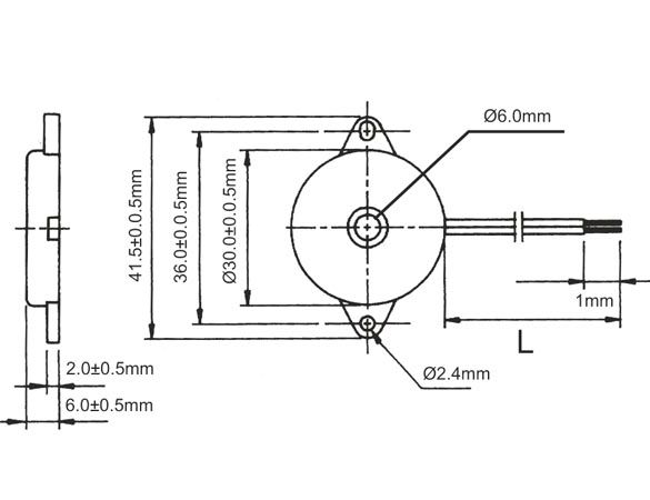  Capsule piézoélectrique TVF