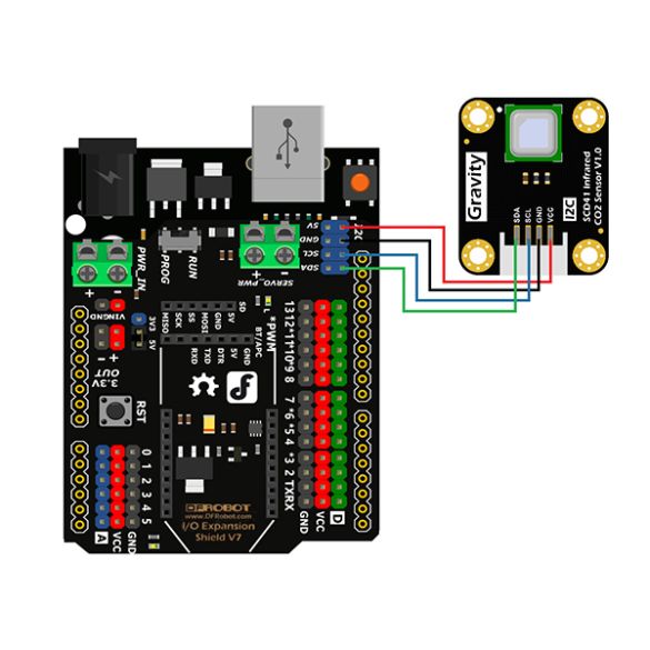  Capteur de CO2 SCD41 IR Gravity SEN0536