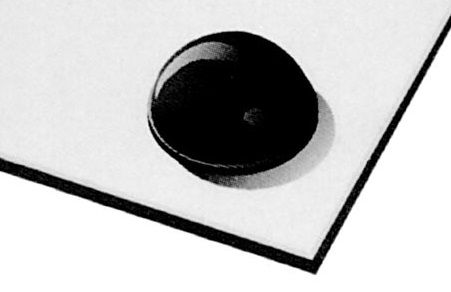  Pieds ronds pour coffrets MMP205