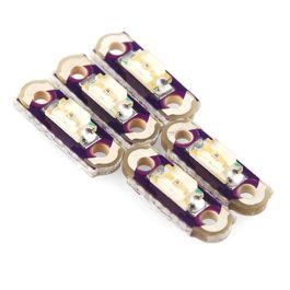 Jeu de 5 leds vertes Micro LilyPad